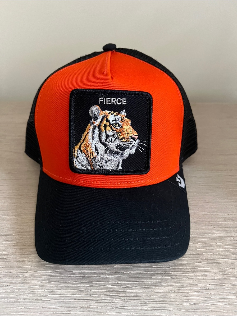 Goorin Bros The Farm fierce hat tiger orange black